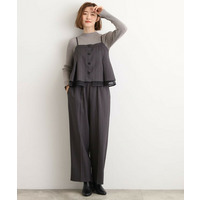 【2点SET/体型カバー】透け感とレイヤードで大人の遊び心を、ビスチェSET UP