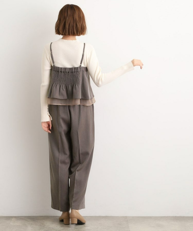 【2点SET/体型カバー】透け感とレイヤードで大人の遊び心を、ビスチェSET UP10