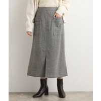 クラシカルツイード Aラインスカート