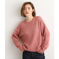 華やぎ冬ニット　ミニスパンコールフェザーニット