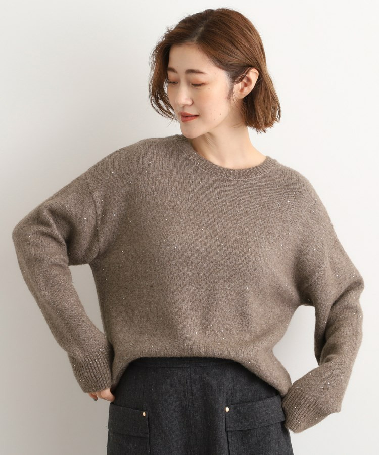 ミニスパンコールフェザープルオーバー13