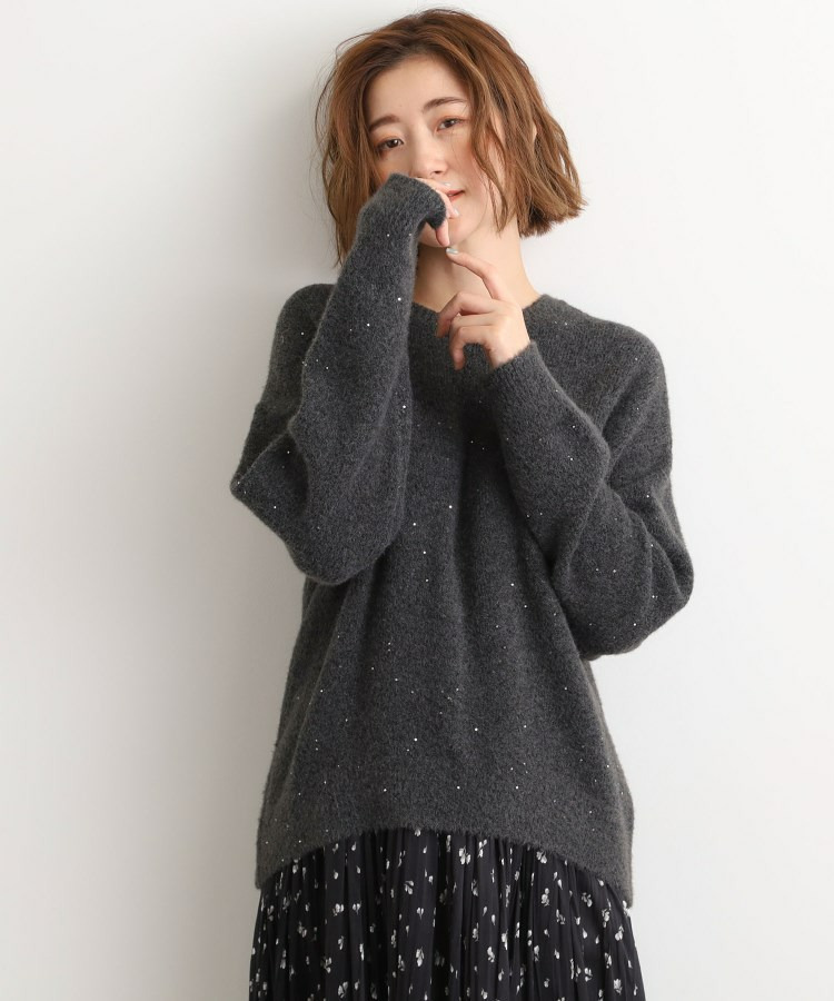 ミニスパンコールフェザープルオーバー7