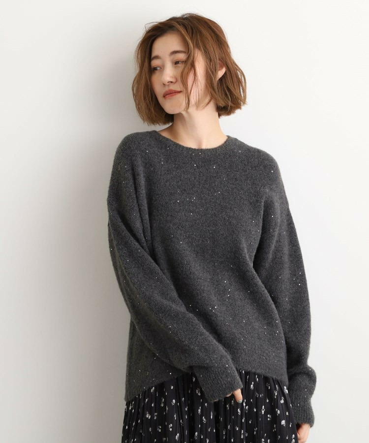 ミニスパンコールフェザープルオーバー1