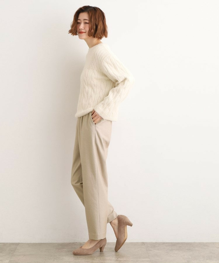 きれいめシルエットに、心地よさを仕込んで スーパーストレッチ起毛テーパードパンツ4