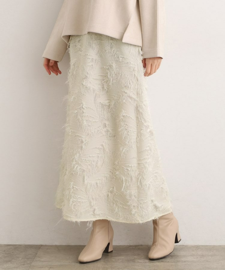 纏うだけで気分が華やぐ 主役級シャギースカート2