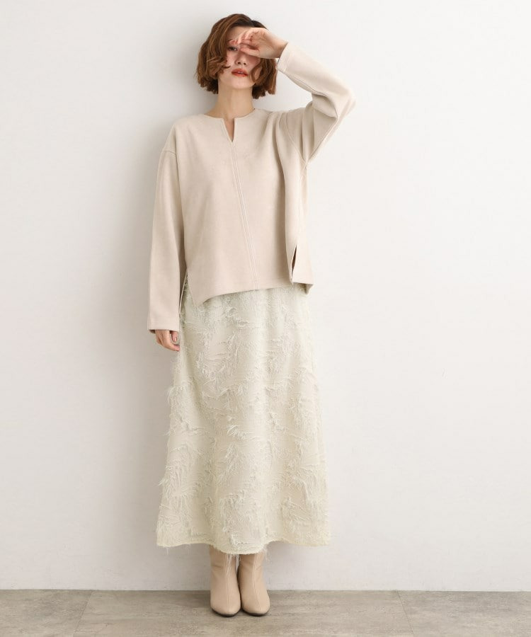 纏うだけで気分が華やぐ 主役級シャギースカート3