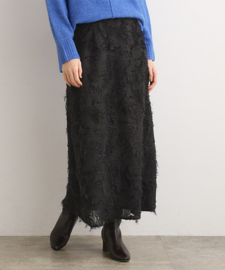 纏うだけで気分が華やぐ 主役級シャギースカート6