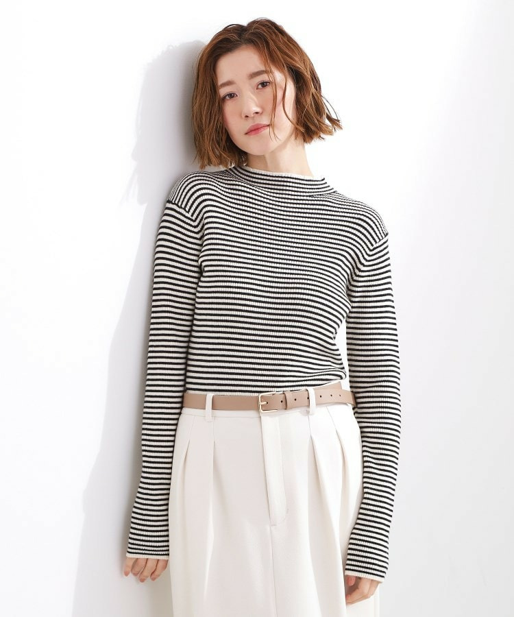 ベーシックリブニットプルオーバー18