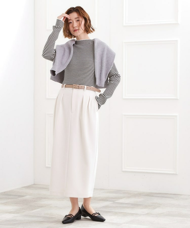 ベーシックリブニットプルオーバー20