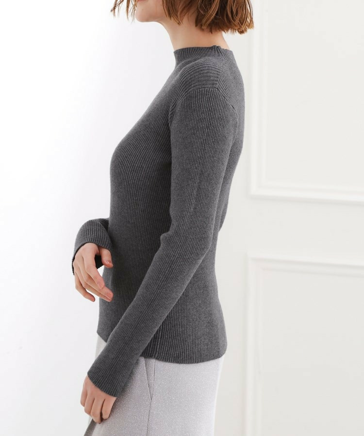 ベーシックリブニットプルオーバー23