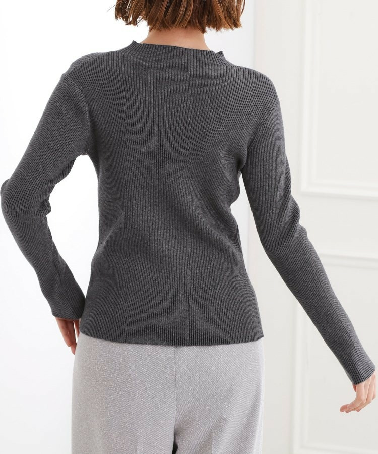 ベーシックリブニットプルオーバー24