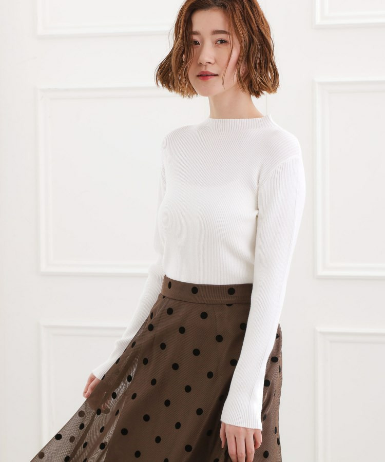 ベーシックリブニットプルオーバー1