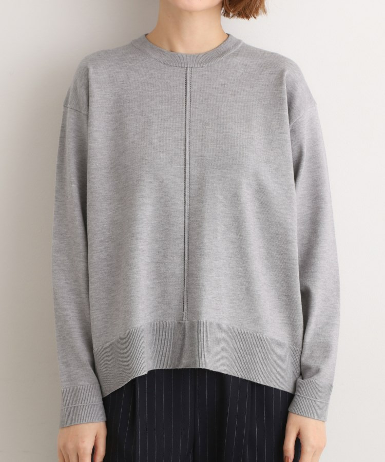 【SETUP可能】冬から春まで心地よく タック編みオーバーサイズニット14