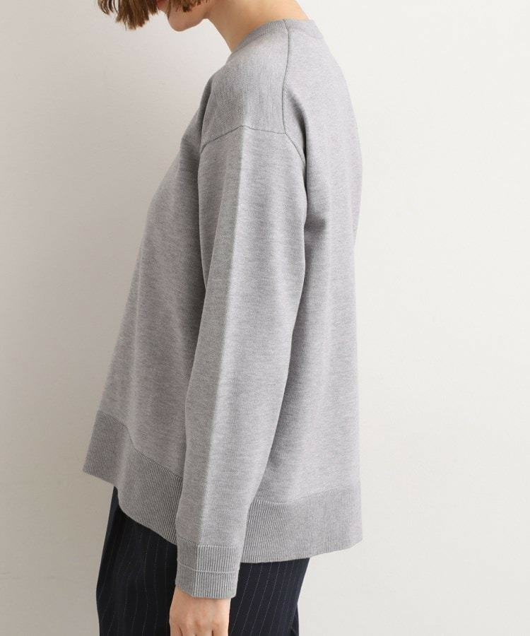 【SETUP可能】冬から春まで心地よく タック編みオーバーサイズニット15