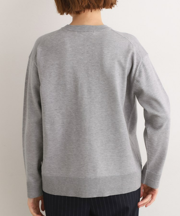 【SETUP可能】冬から春まで心地よく タック編みオーバーサイズニット16