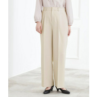 【マシンウォッシュ／防シワ】Wクロスワイドパンツ