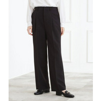 【マシンウォッシュ／防シワ/SS-3L】ストレッチワイドパンツ