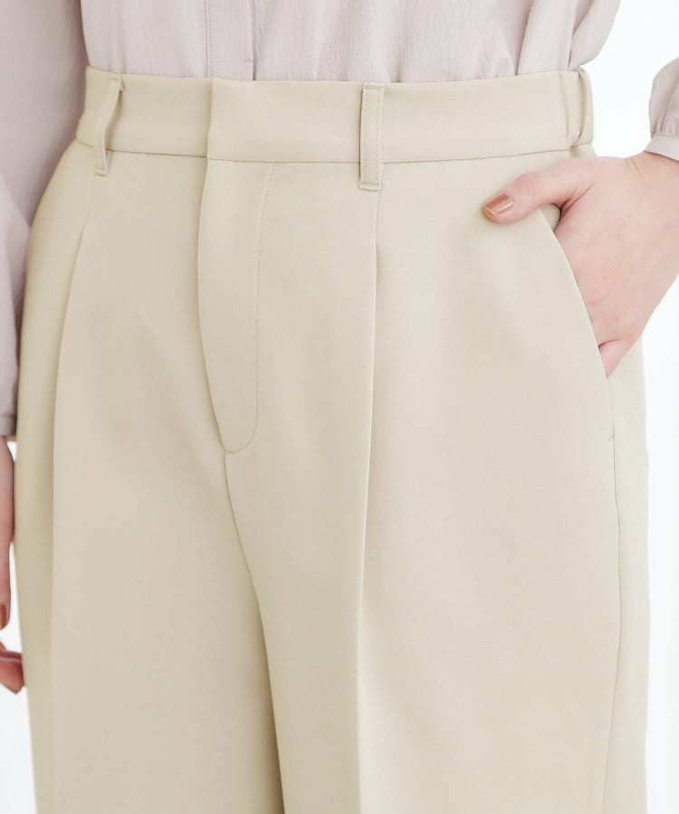 【マシンウォッシュ/防シワ/SS-3L】ストレッチワイドパンツ20