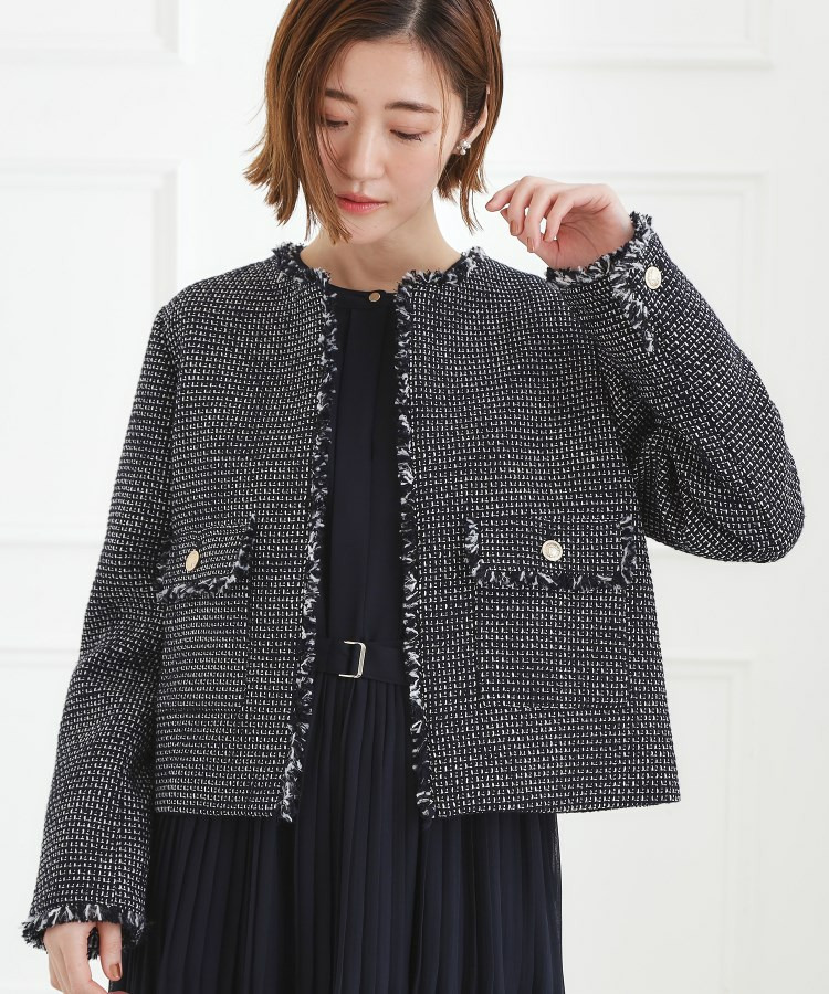 ショートツイードジャケット11