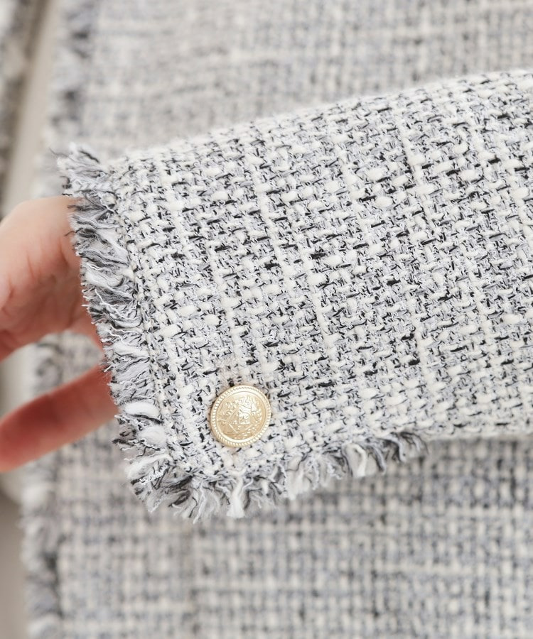 ショートツイードジャケット19