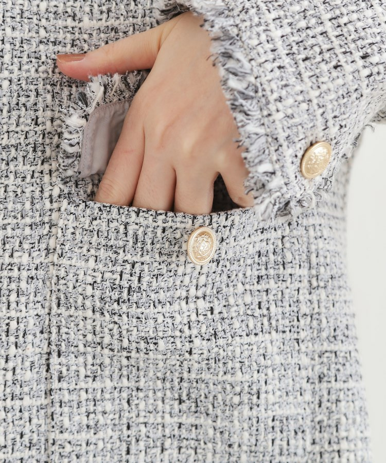 ショートツイードジャケット20