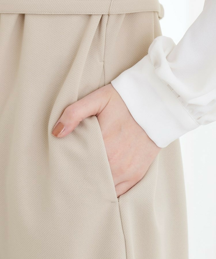 【手洗いOK】フロントプリーツ袖コンシャスワンピース21