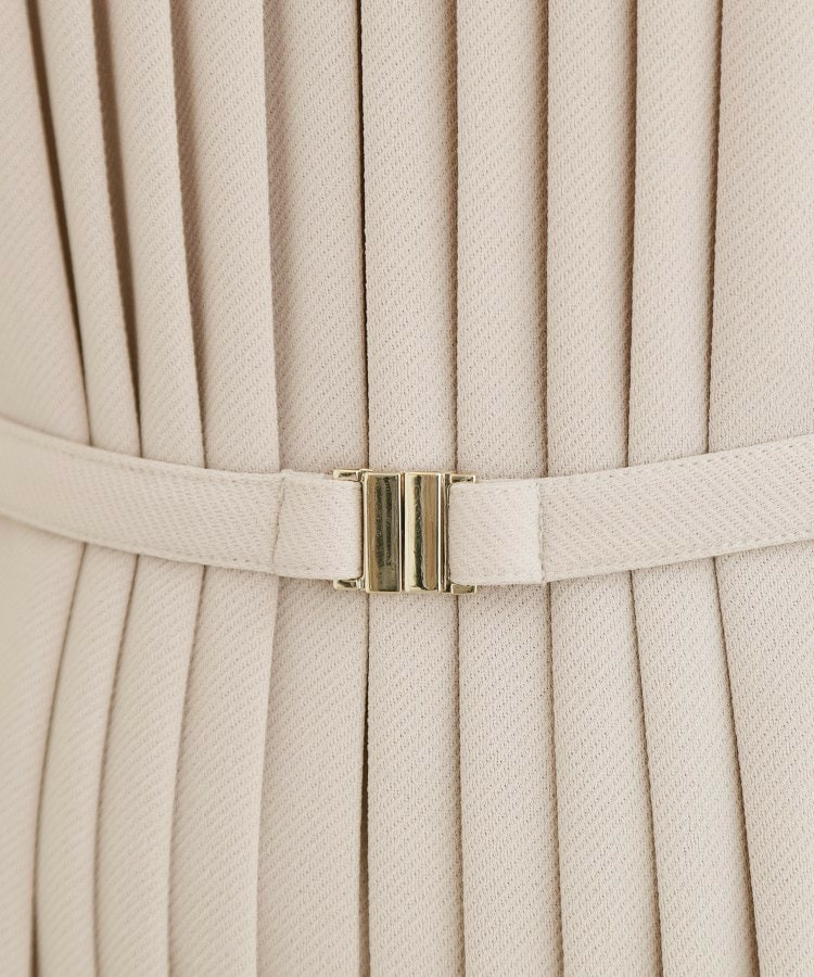 【手洗いOK】フロントプリーツ袖コンシャスワンピース23