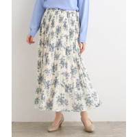 【選べる着丈】ヴィンテージサテンプリーツスカート【手洗いOK】