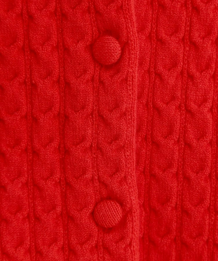 ミニケーブルクルーネックカーディガン13