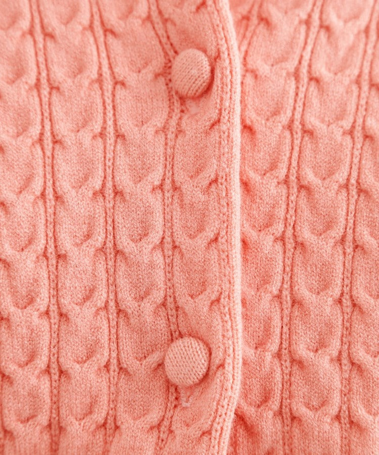 ミニケーブルクルーネックカーディガン21