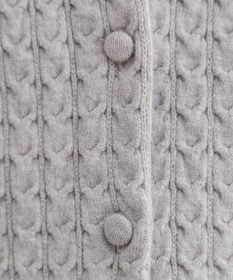 ミニケーブルクルーネックカーディガン9