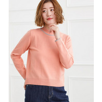 バイカラーハイネックニット