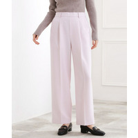 スタイリングが上品に決まる、ウールライクワイドパンツ