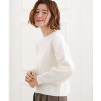 毎日着たくなる、もちもち畦編みニット