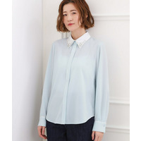 ビジューカラー とろみシャツ