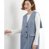 【一枚着／ジレ】着回しできるトレンチライクジャンドレ