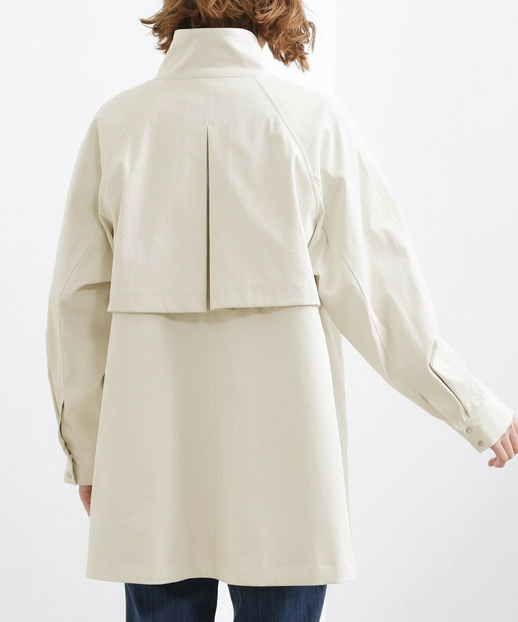 【撥水/シルエット2WAY】羽織るだけでサマになる、スタンドネックテントラインコート16