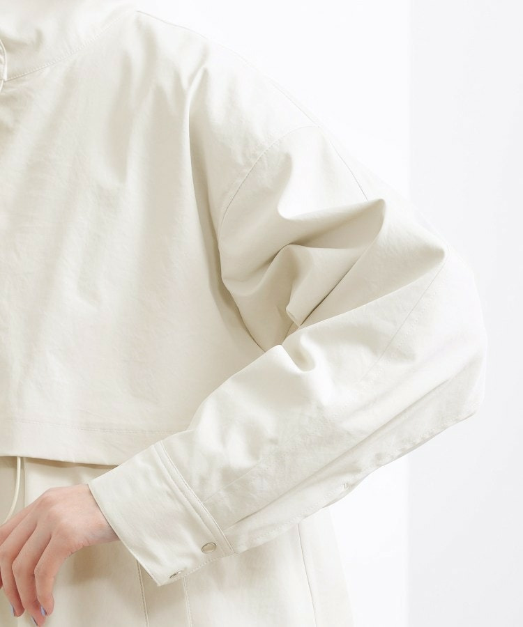 【撥水/シルエット2WAY】羽織るだけでサマになる、スタンドネックテントラインコート18
