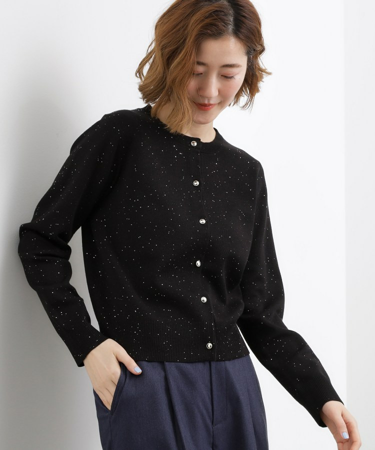 大人のための華やぎニットカーディガン