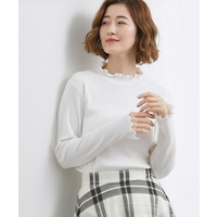 シルクライクリブタートルネック