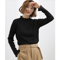 シルクライクリブタートルネック