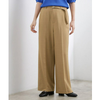 ベルトワイドパンツ