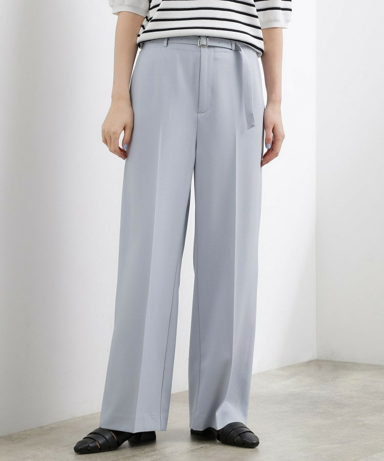 ベルトワイドパンツ1