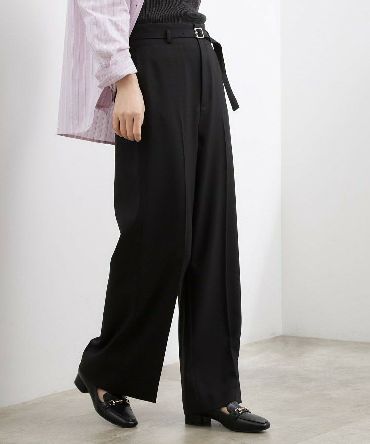 ベルトワイドパンツ2