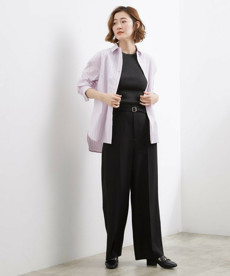 ベルトワイドパンツ3