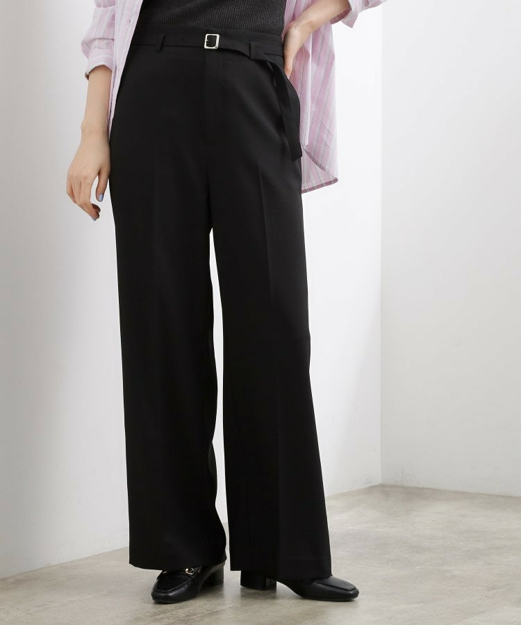 ベルトワイドパンツ1