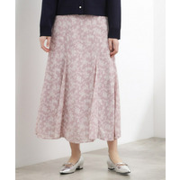 フラワープリント楊柳マーメイドスカート