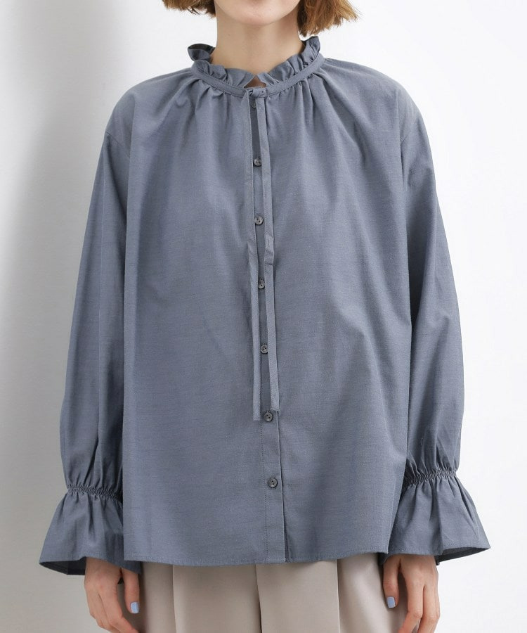 フリルカラーリボンブラウス10