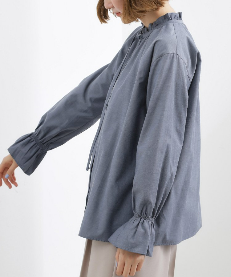 フリルカラーリボンブラウス19