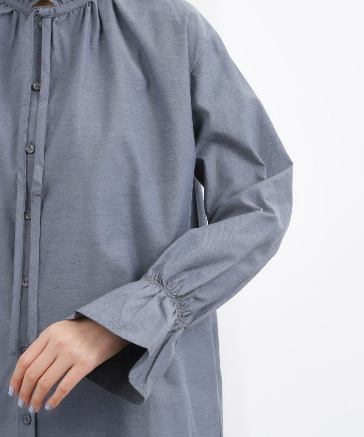 フリルカラーリボンブラウス22